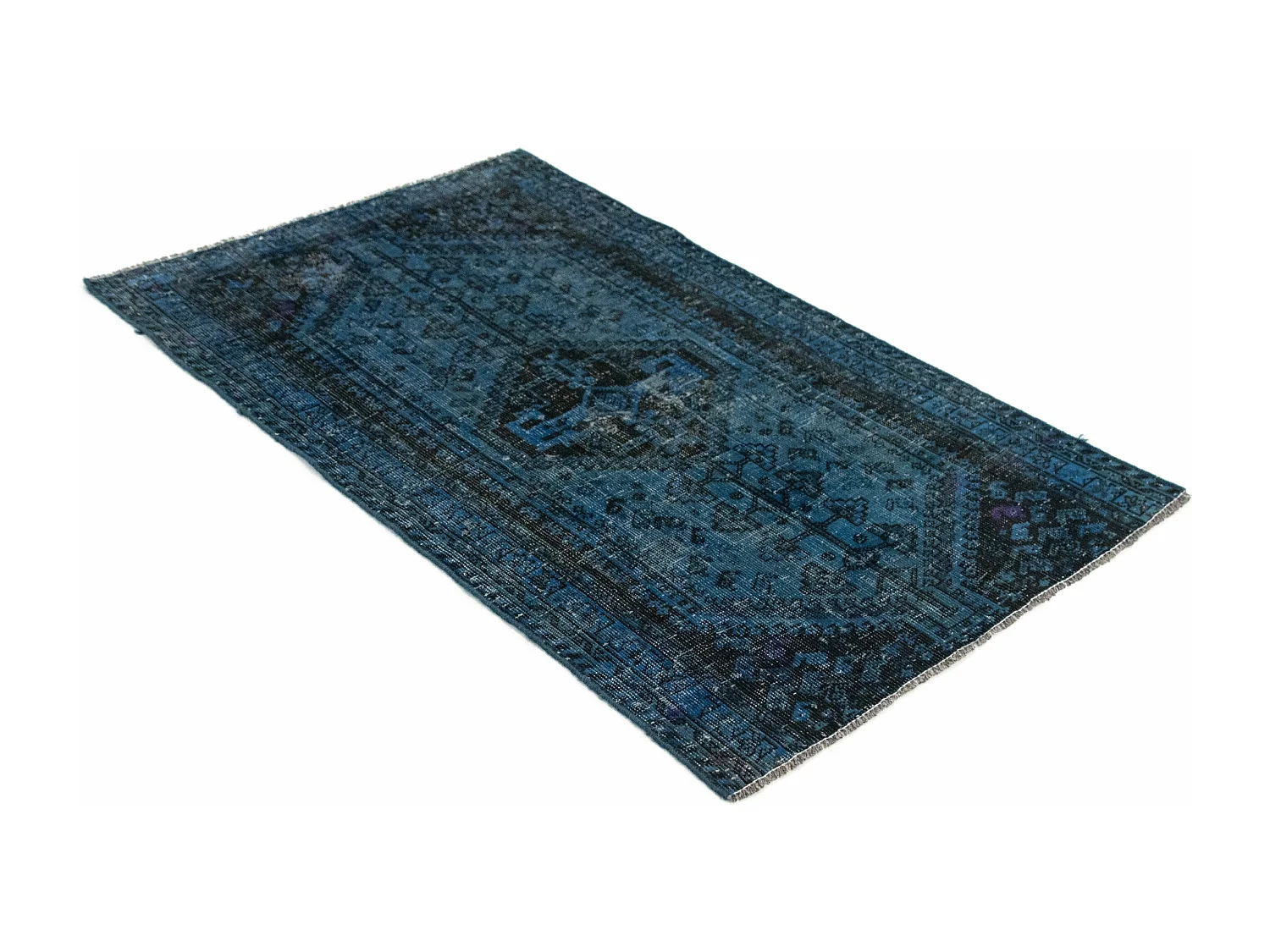 Woltapijt 124x75 Blauw Vintage Royal