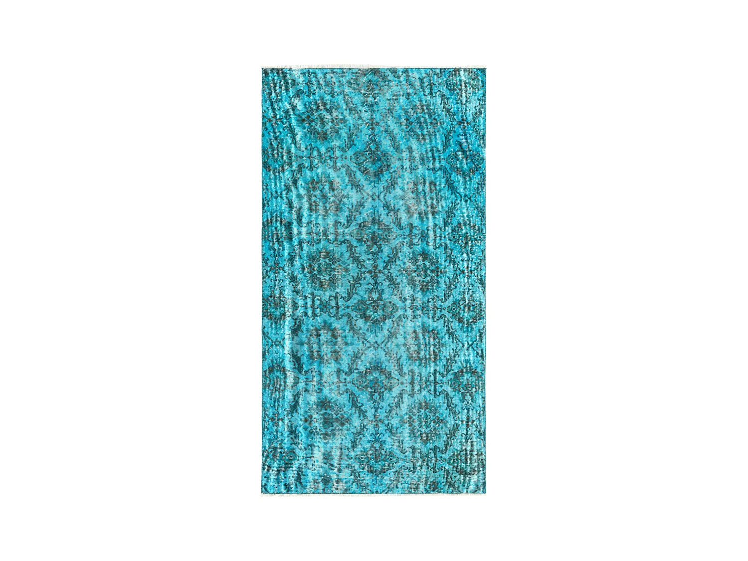 Tapis de laine 109x203 turquoise Ultra Vintage
