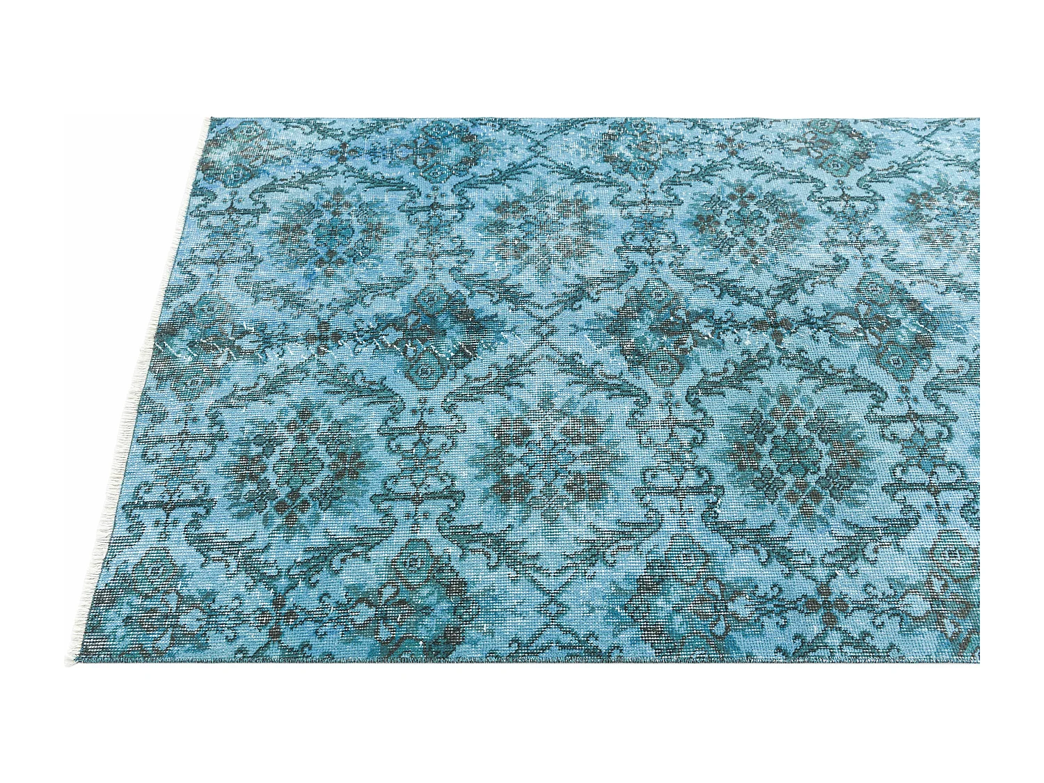 Tapis de laine 109x203 turquoise Ultra Vintage