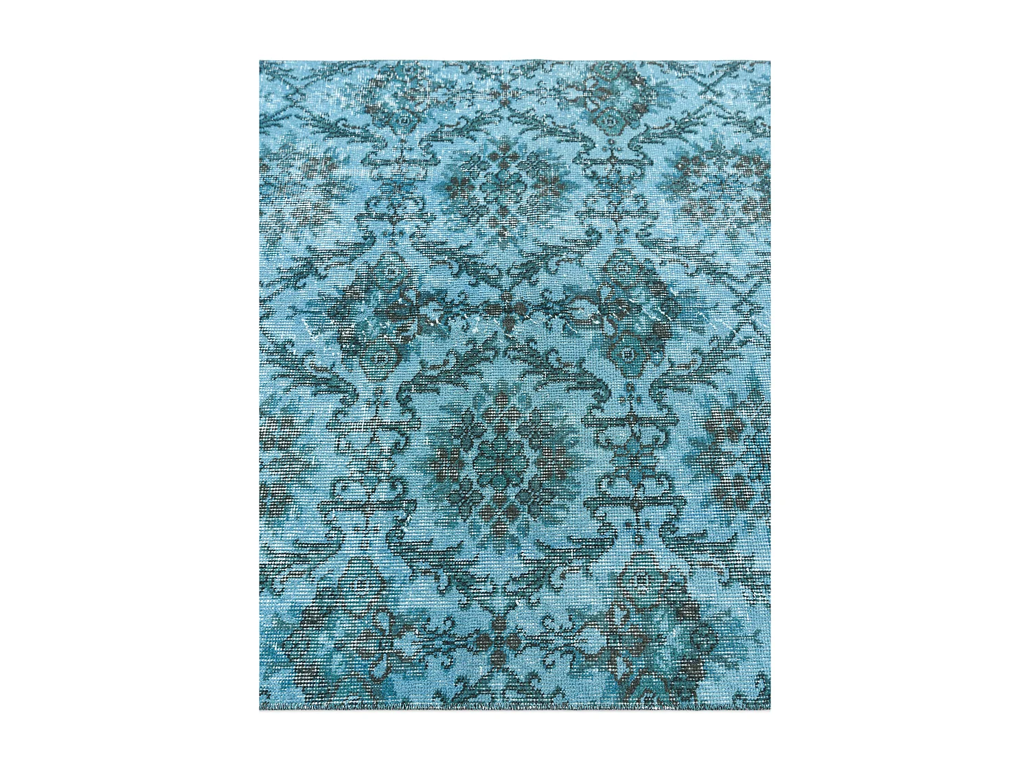 Tapis de laine 109x203 turquoise Ultra Vintage