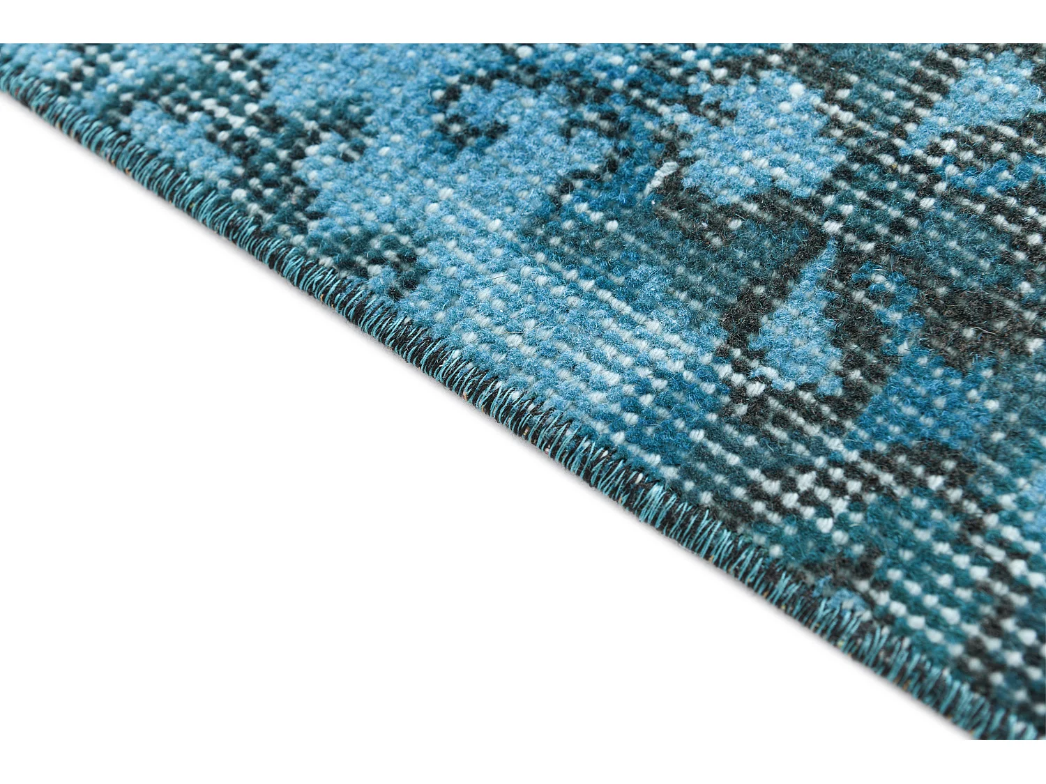 Tapis de laine 109x203 turquoise Ultra Vintage