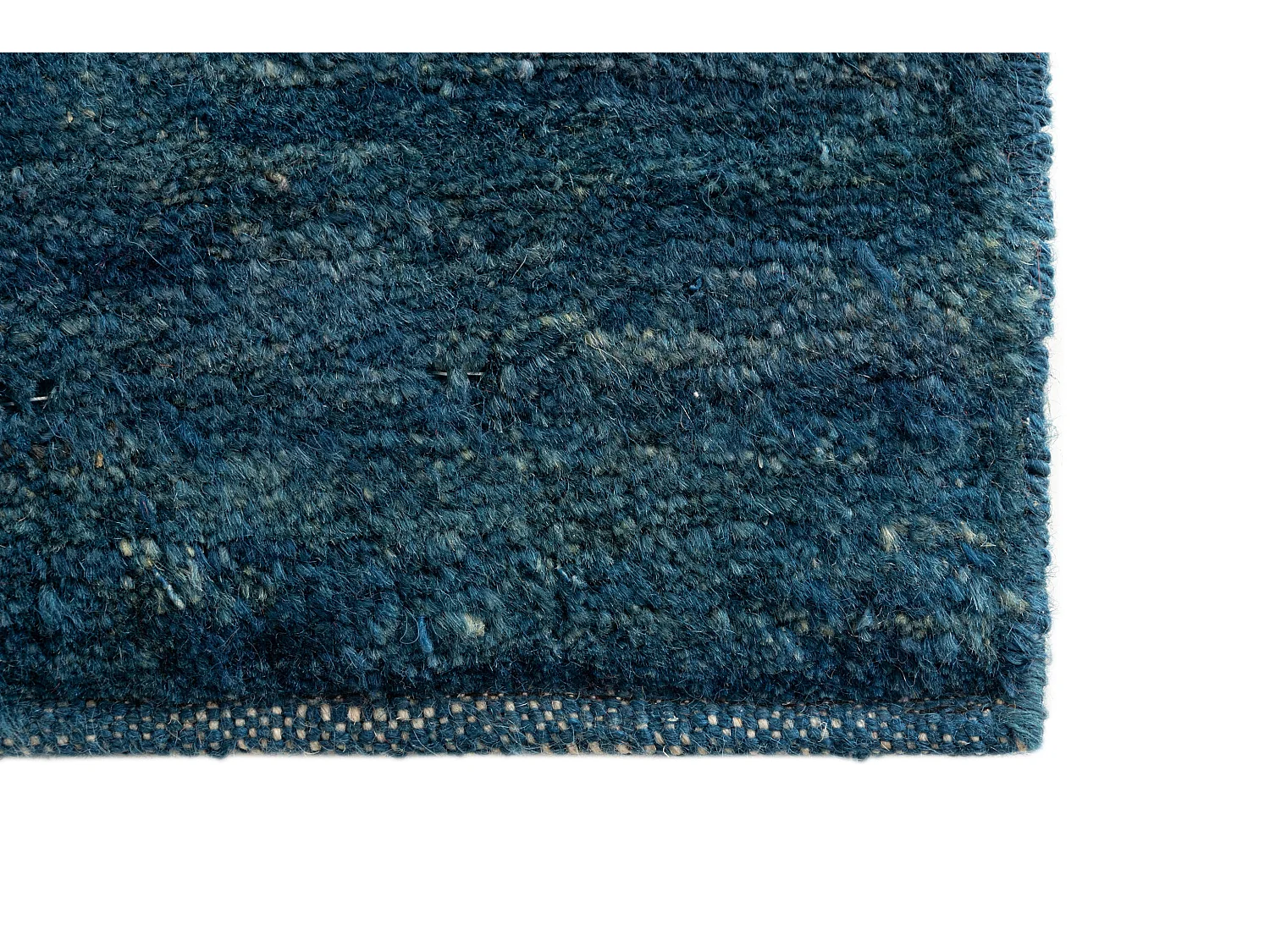 Tapis de laine 45x50 Bleu Gabbeh