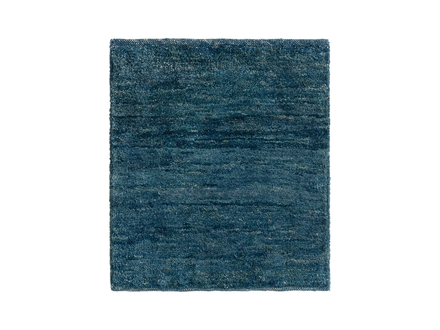 Wollteppich 45x50 Blau Gabbeh