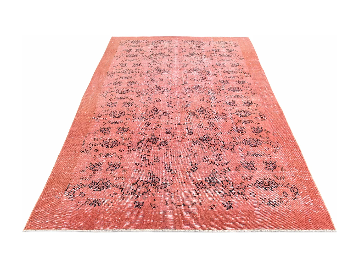 Tapis de laine 147x249 rose Ultra Vintage