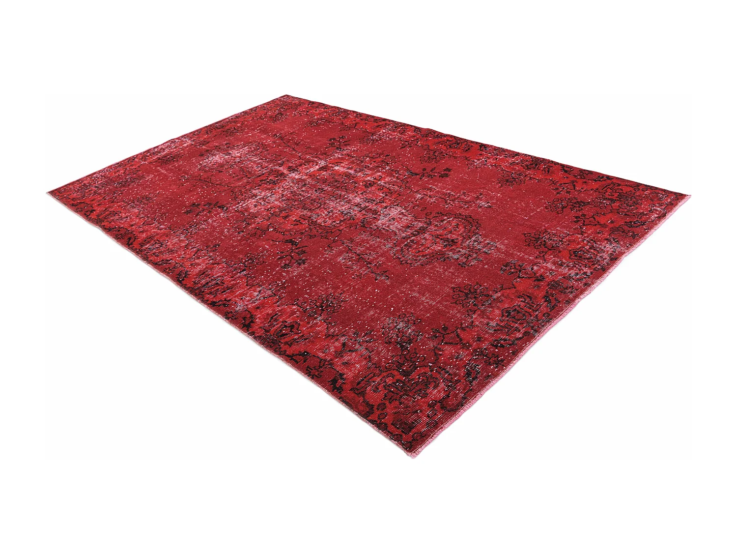 Tapis de laine 168x274 rouge Ultra Vintage