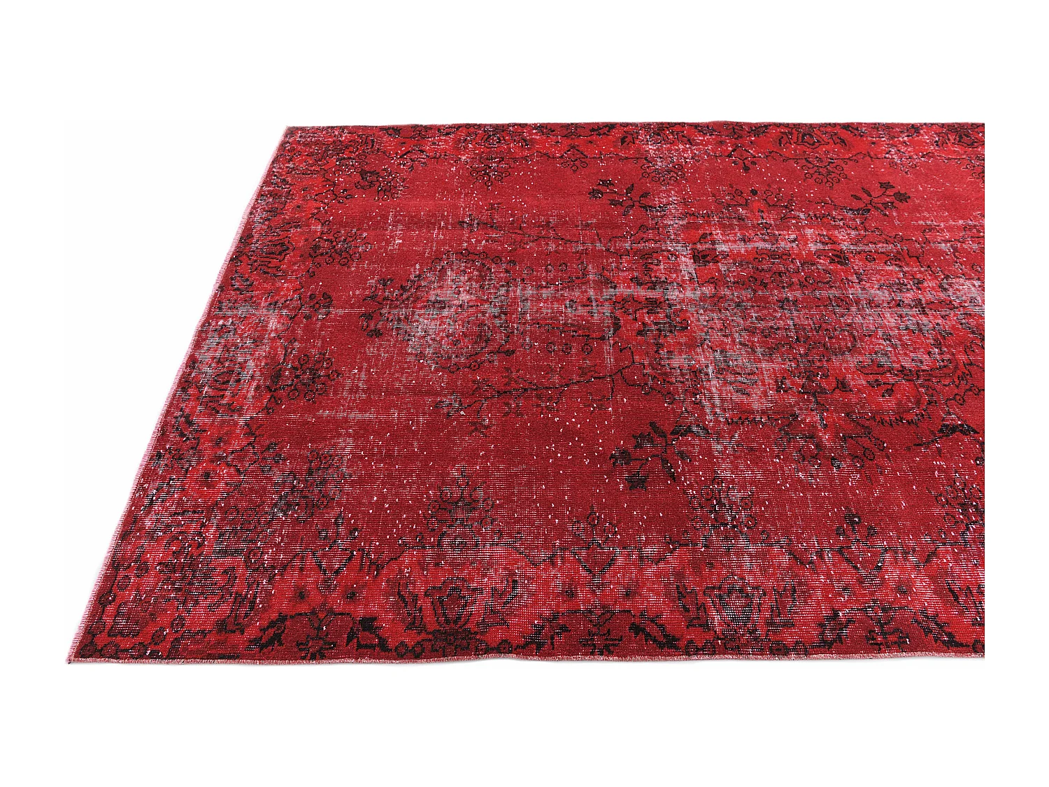 Tapis de laine 168x274 rouge Ultra Vintage