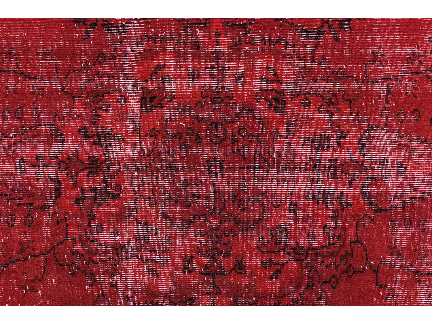 Tapis de laine 168x274 rouge Ultra Vintage