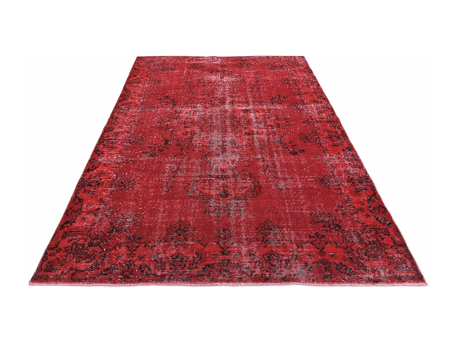 Tapis de laine 168x274 rouge Ultra Vintage