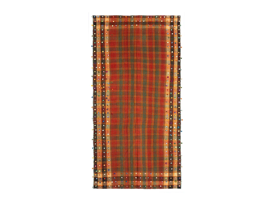 Wollteppich 136x267 Orange Jajim