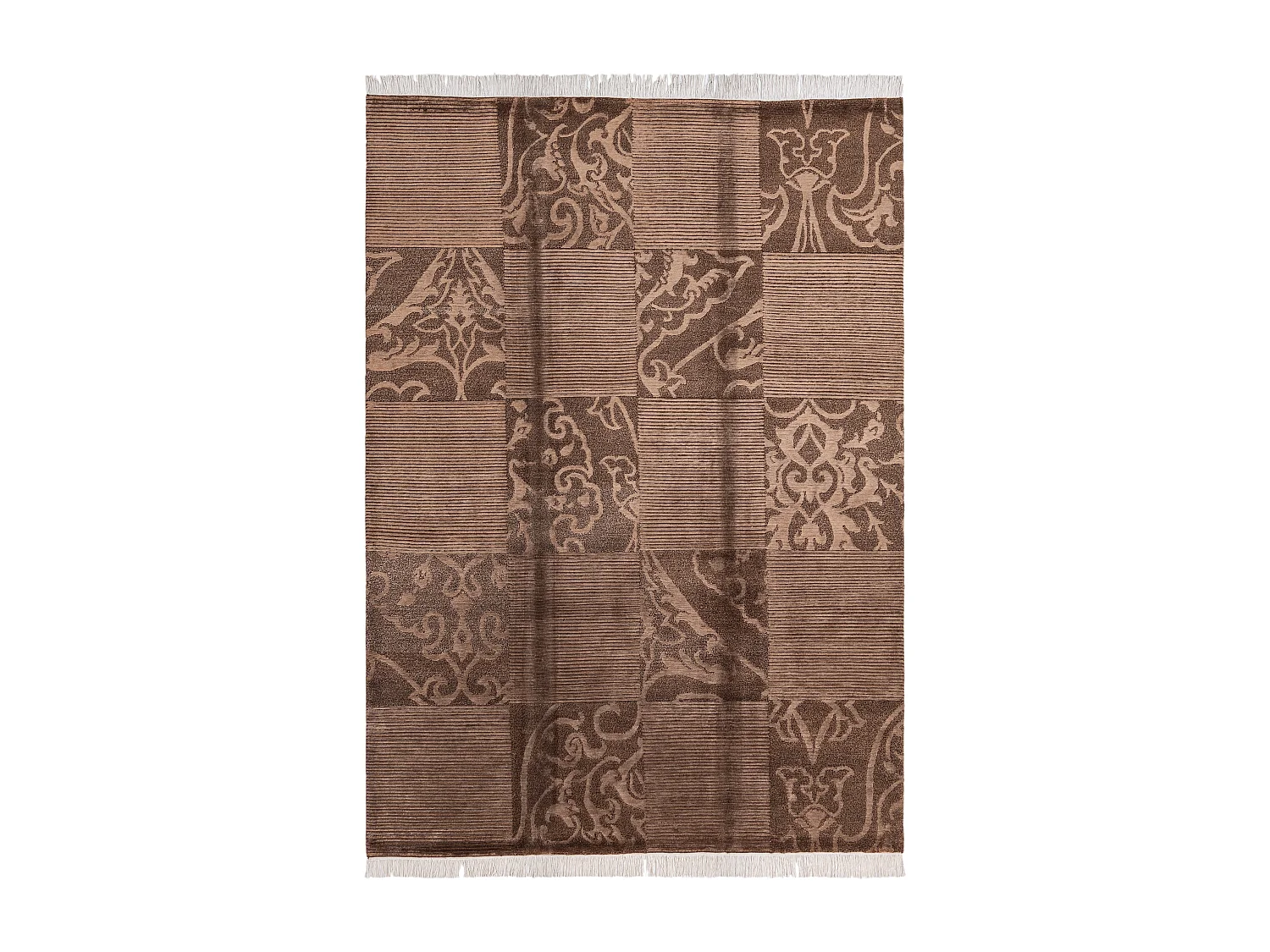 Tapis de laine 173x246 brun Darya