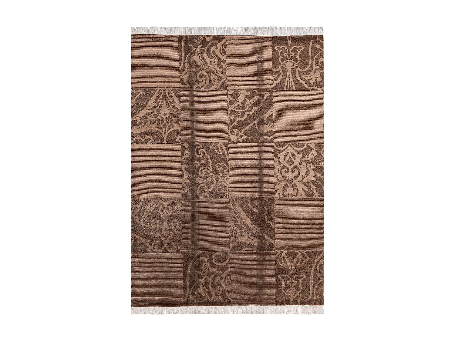 Tapis de laine 173x246 brun Darya
