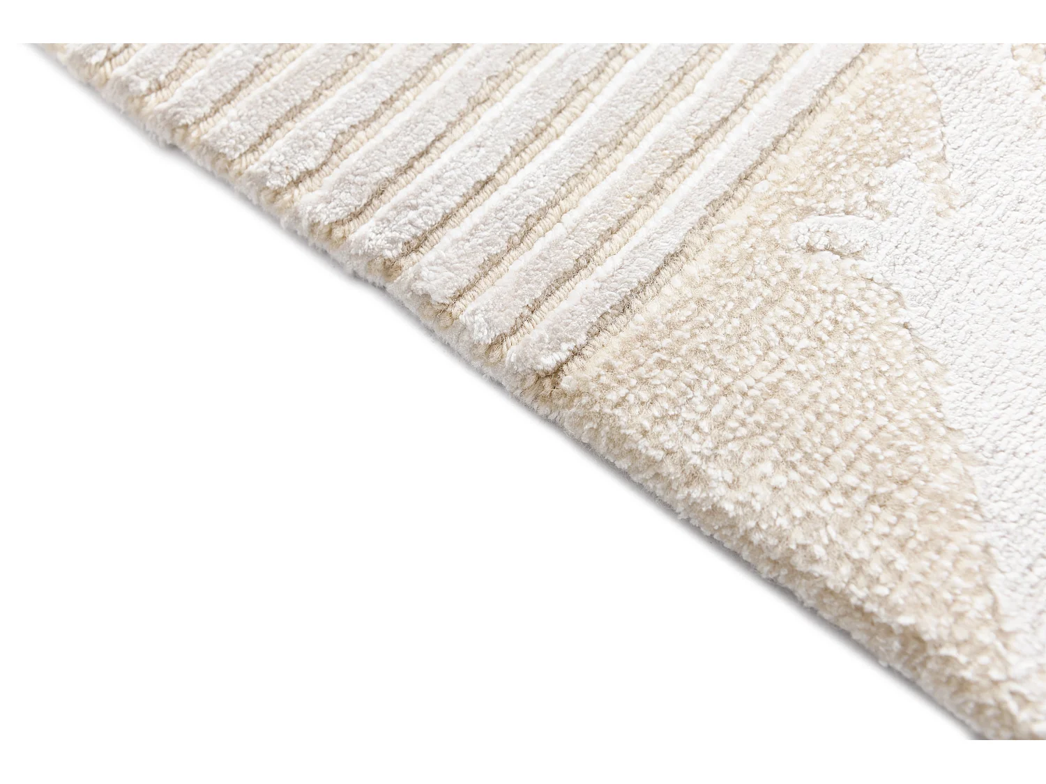 Tapis de couloir en laine 81x302 beige Darya
