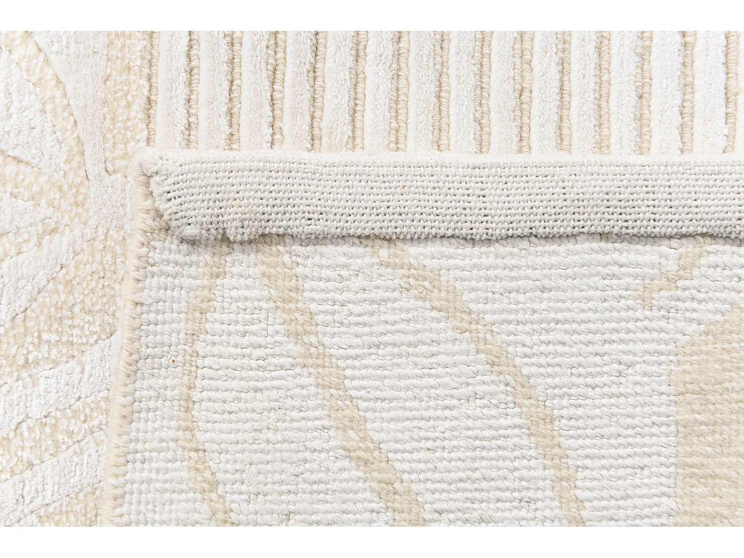 Tapis de couloir en laine 81x302 beige Darya