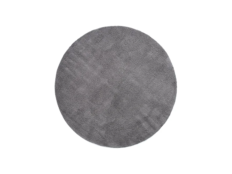 Hochflorteppich 185x185 Grau Luzern