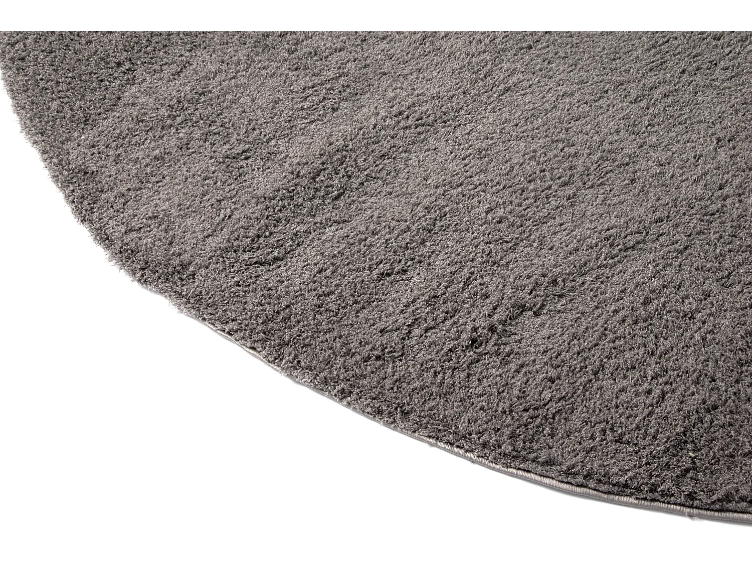 Tappeto shaggy  185x185 grigio Luzern