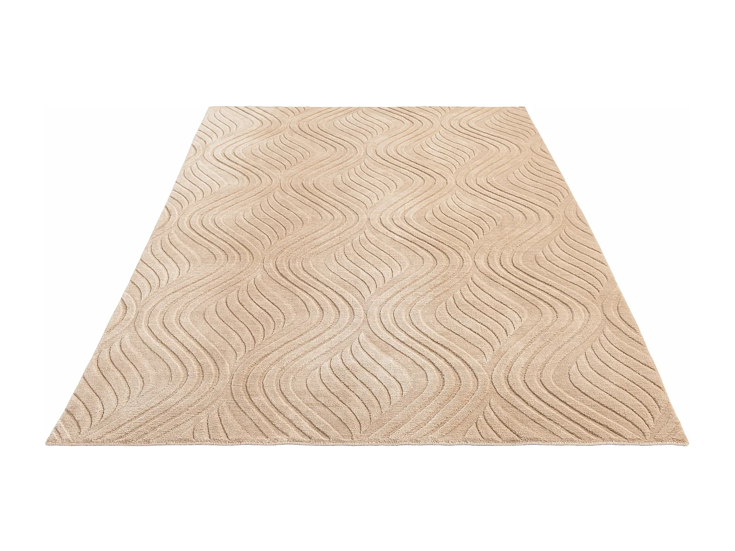 Tapis de laine 157x231 brun Darya