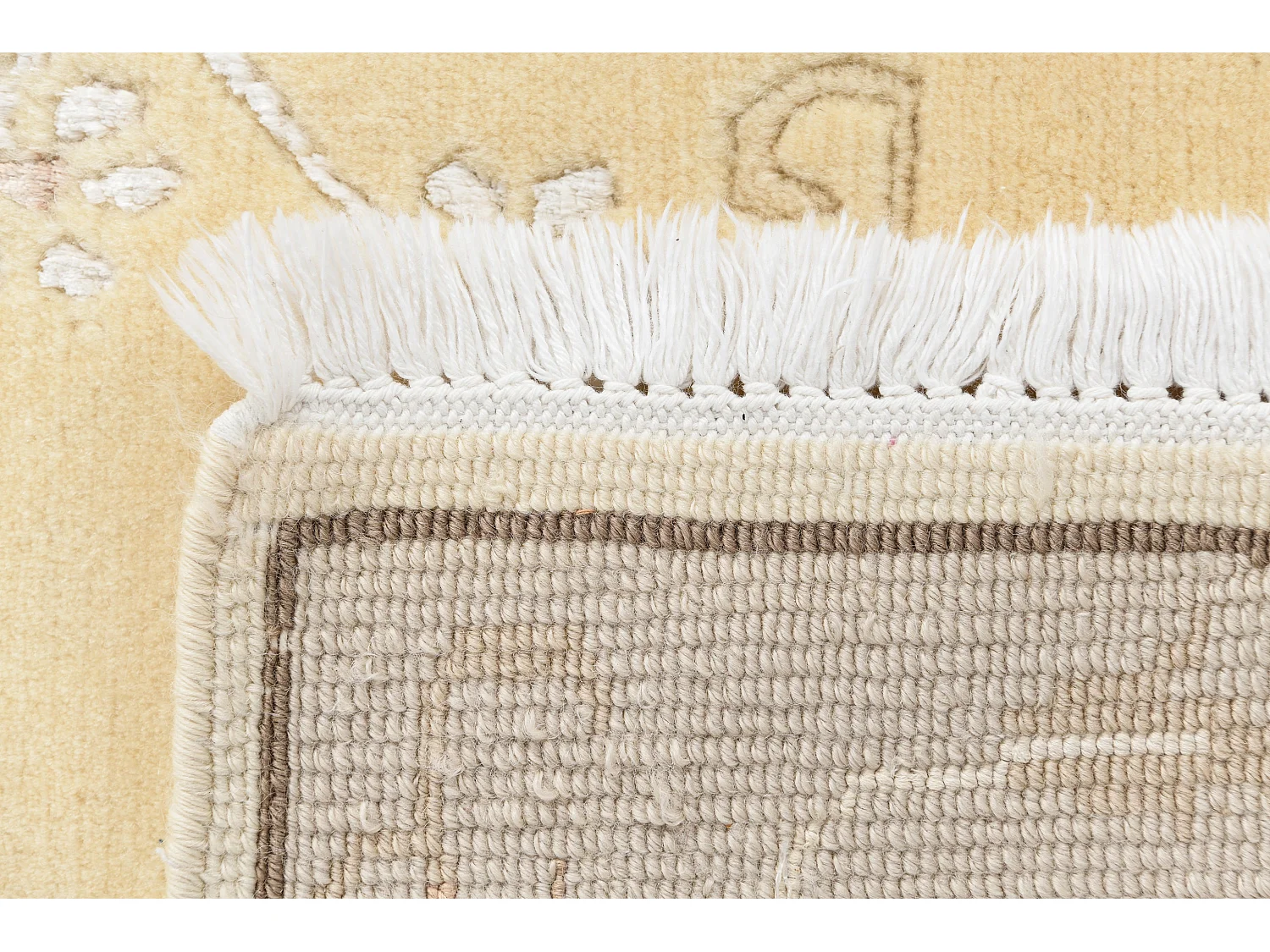 Tapis de couloir en laine 79x292 brun Darya