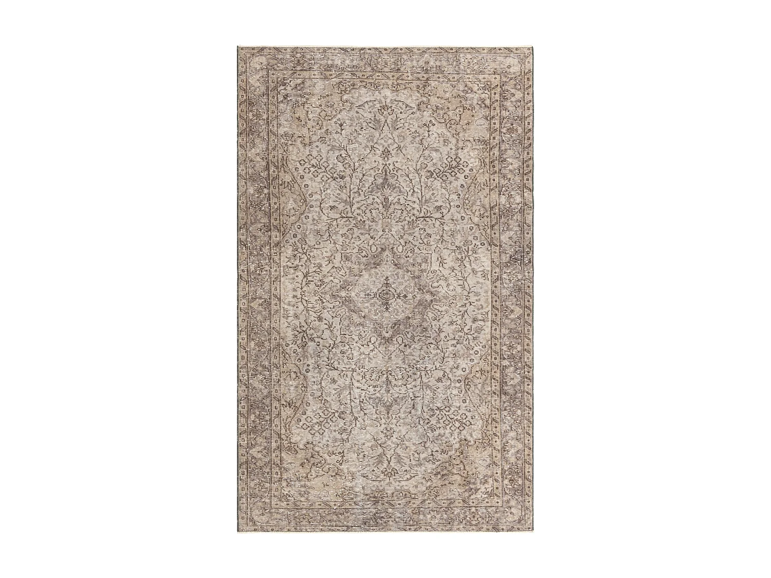 Tapis de laine 155x262 gris Ultra Vintage