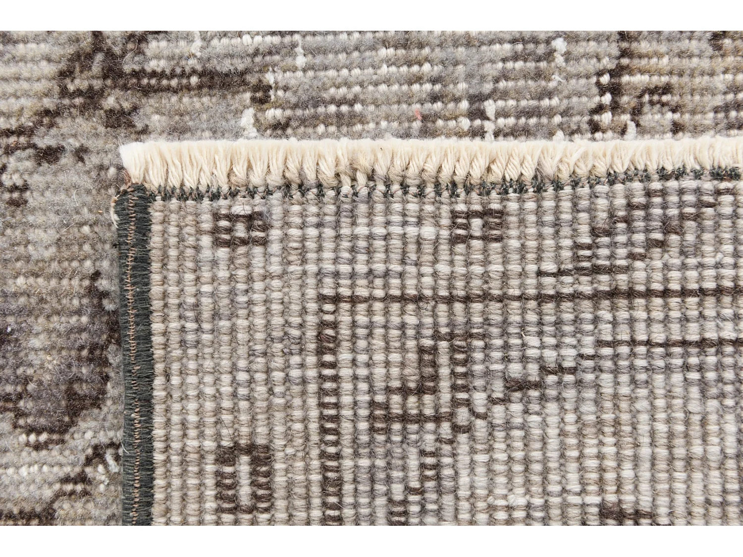 Tapis de laine 155x262 gris Ultra Vintage