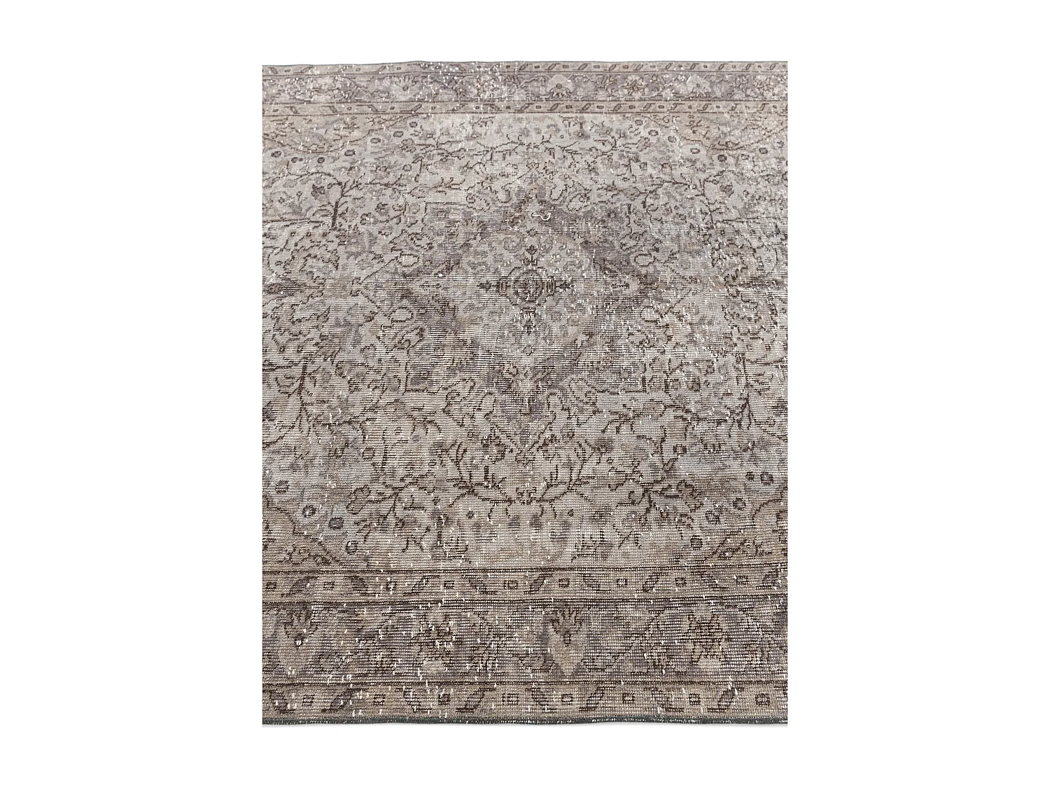 Tapis de laine 155x262 gris Ultra Vintage
