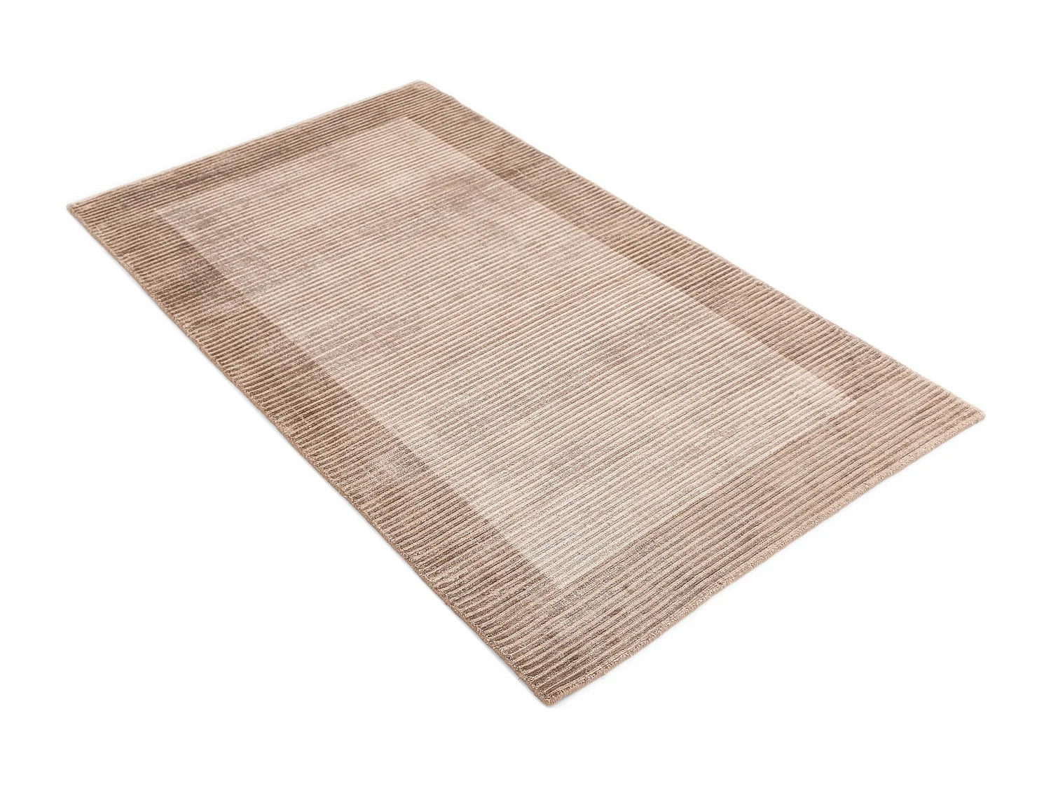 Wollteppich 79x147 Braun Darya