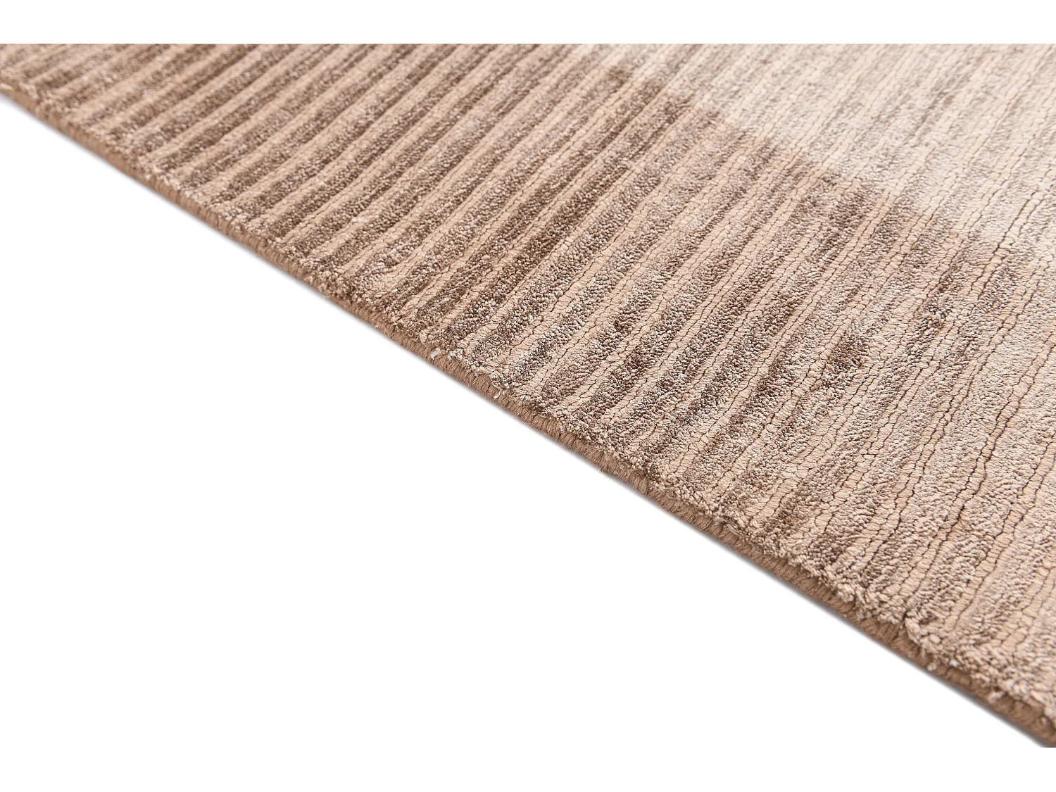 Wollteppich 79x147 Braun Darya