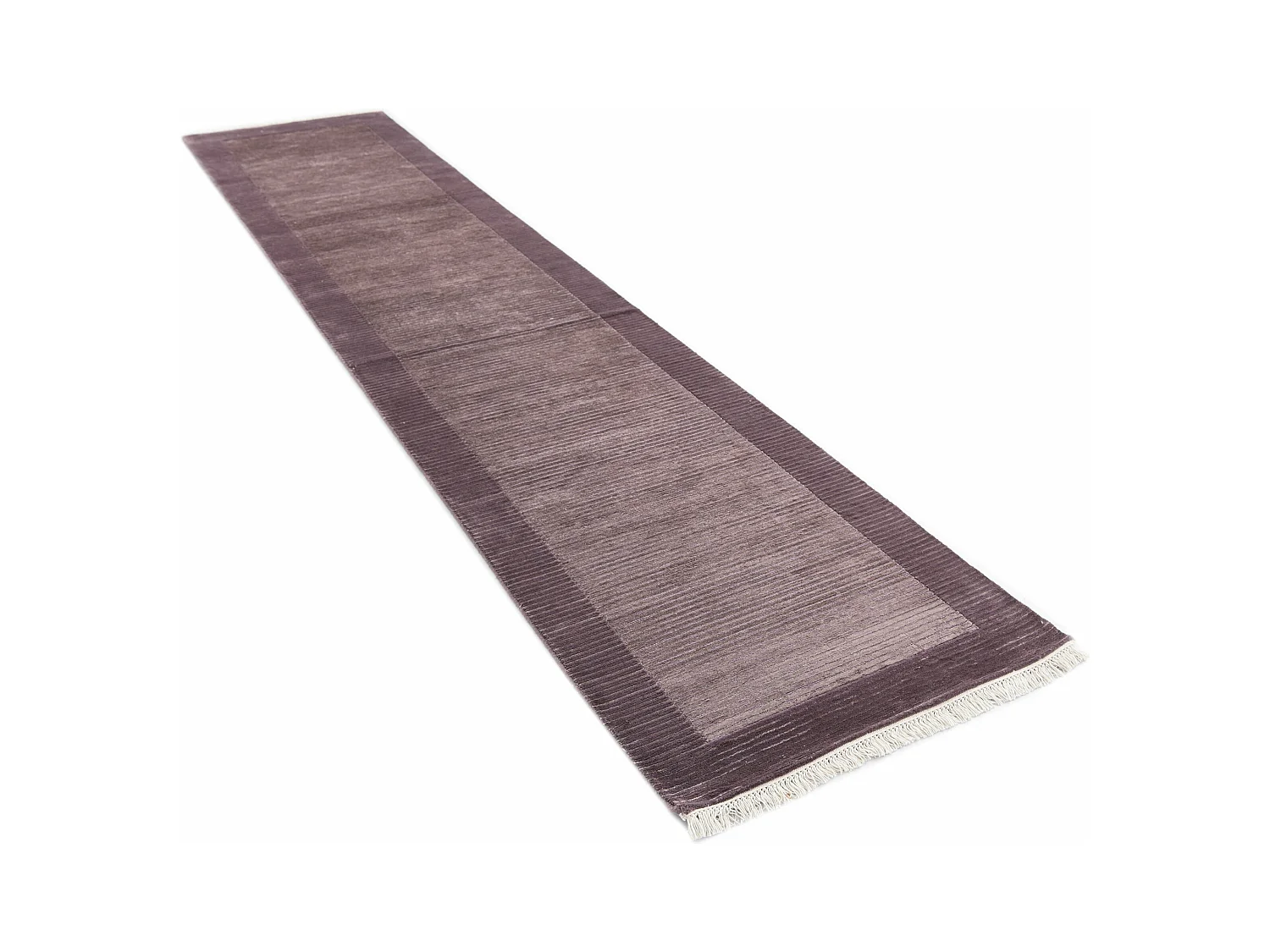 Tapis de couloir en laine 79x399 Violet Darya