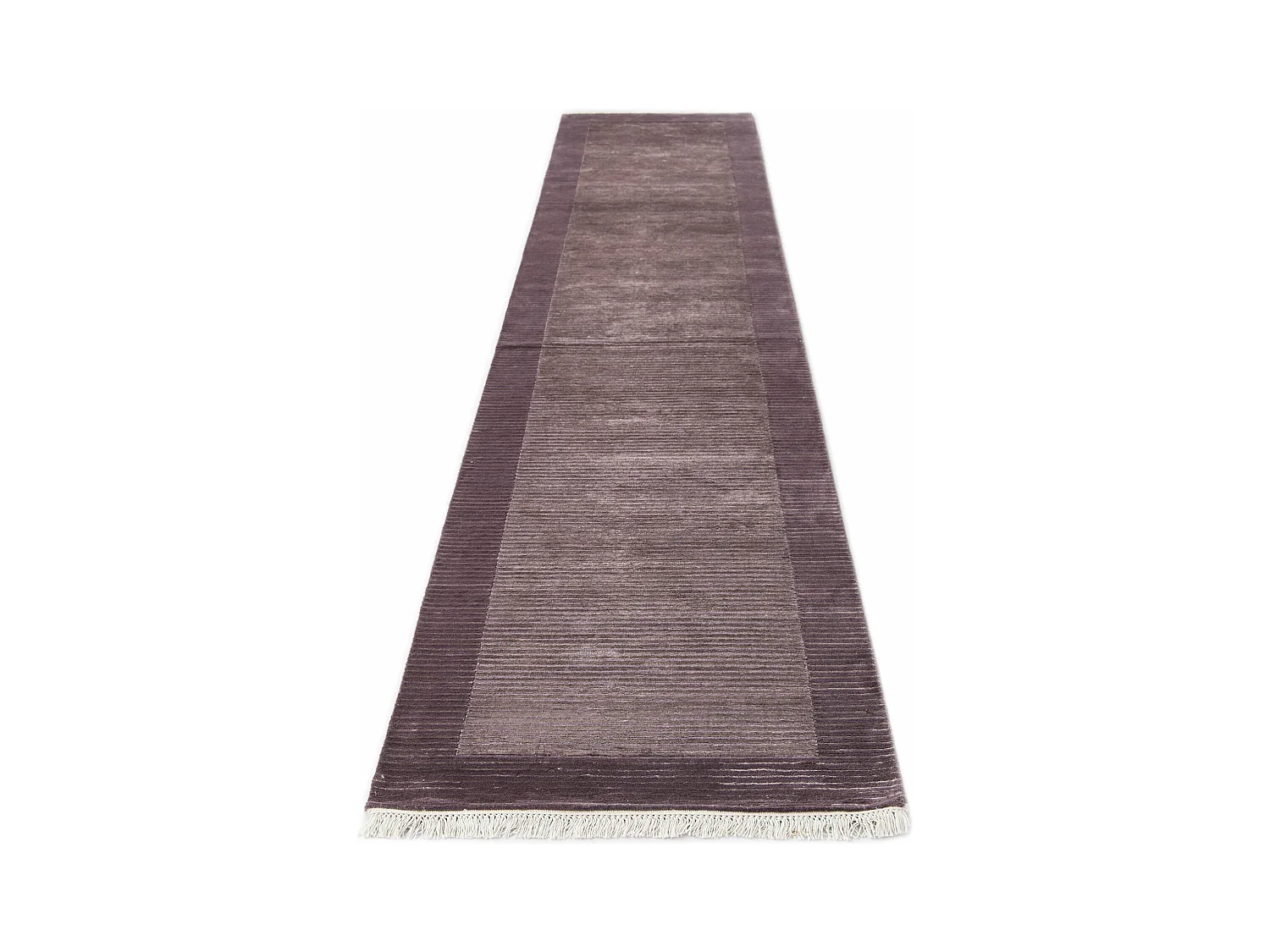 Tapis de couloir en laine 79x399 Violet Darya