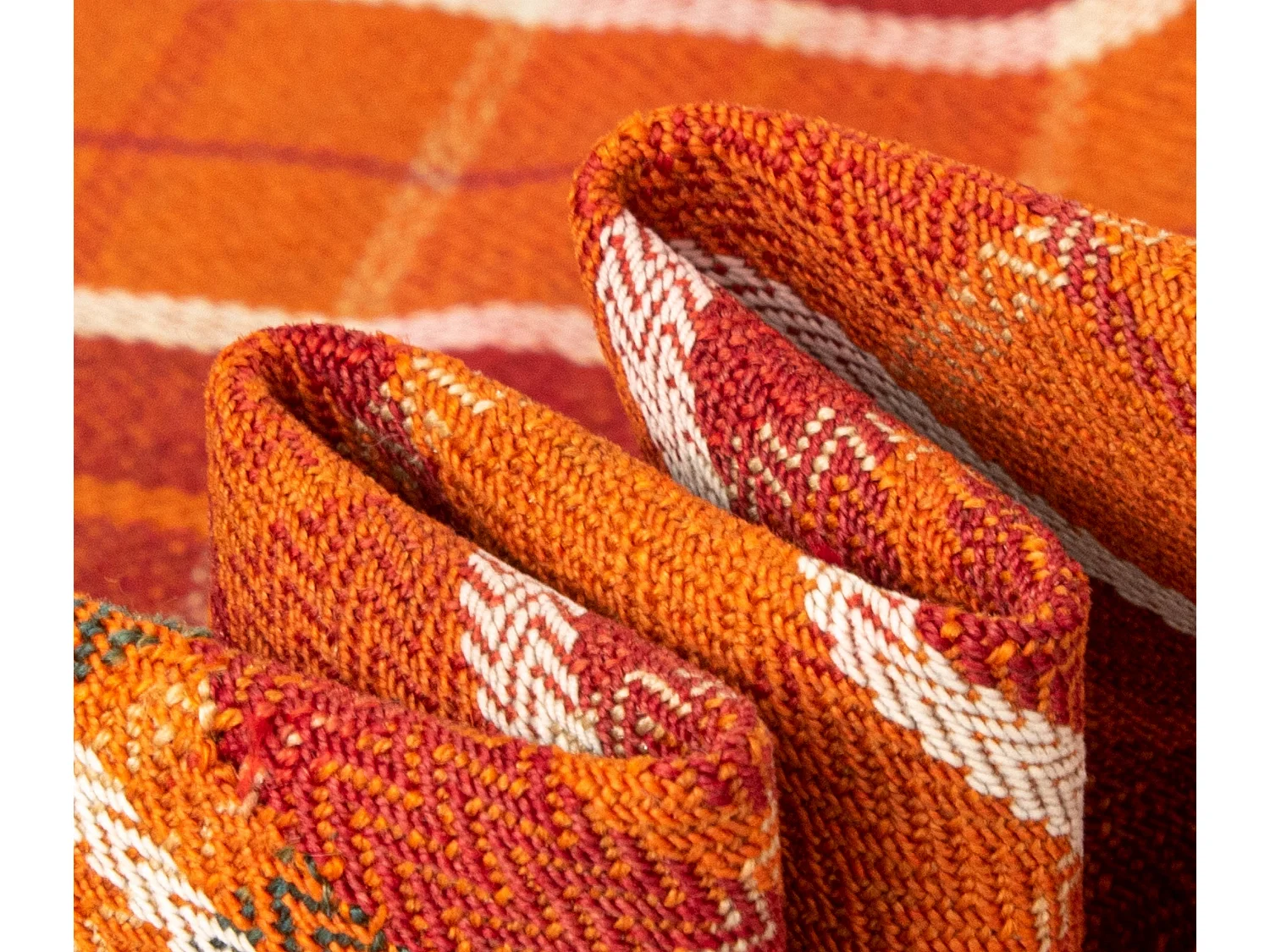 Tappeto in lana 136x192 arancia Jajim