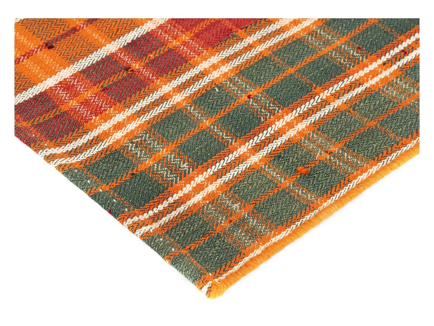 Wollteppich 136x192 Orange Jajim