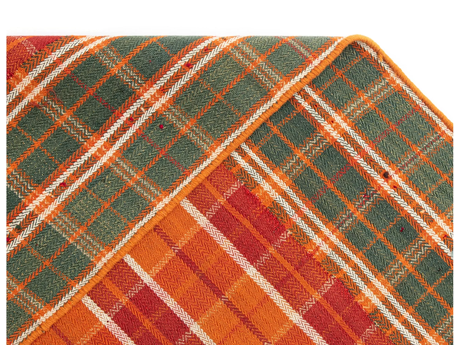 Tapis de laine 136x192 orange Jajim