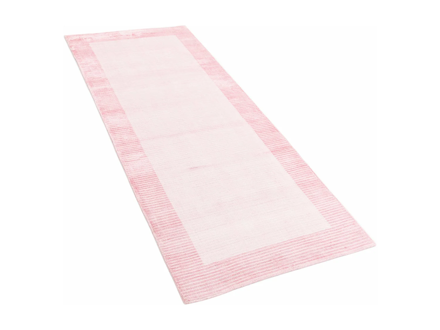 Läufer-Wollteppich 79x193 Rosa Darya