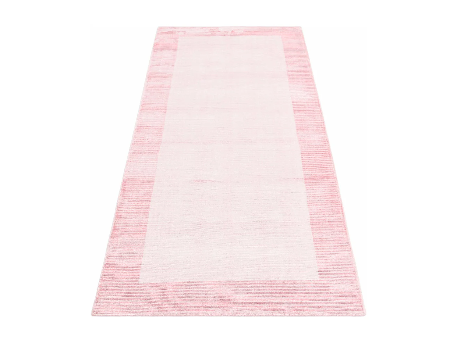 Tapis de couloir en laine 79x193 rose Darya