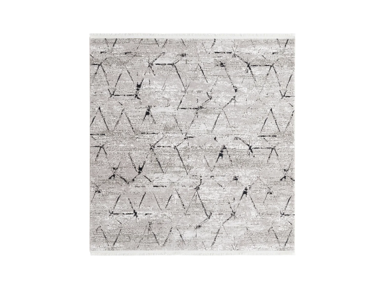 Teppich 160x160 Grau Davos Spice