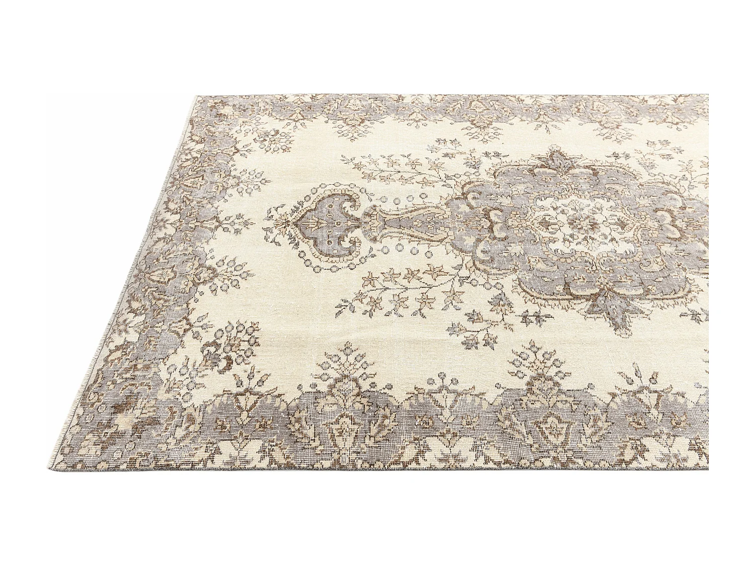Tapis de laine 165x297 beige Ultra Vintage