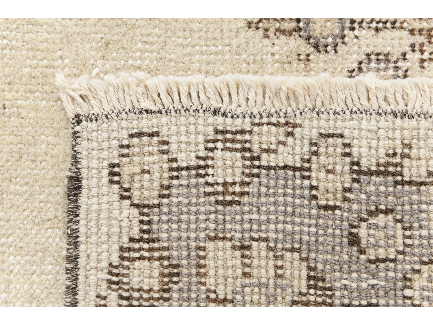 Tapis de laine 165x297 beige Ultra Vintage