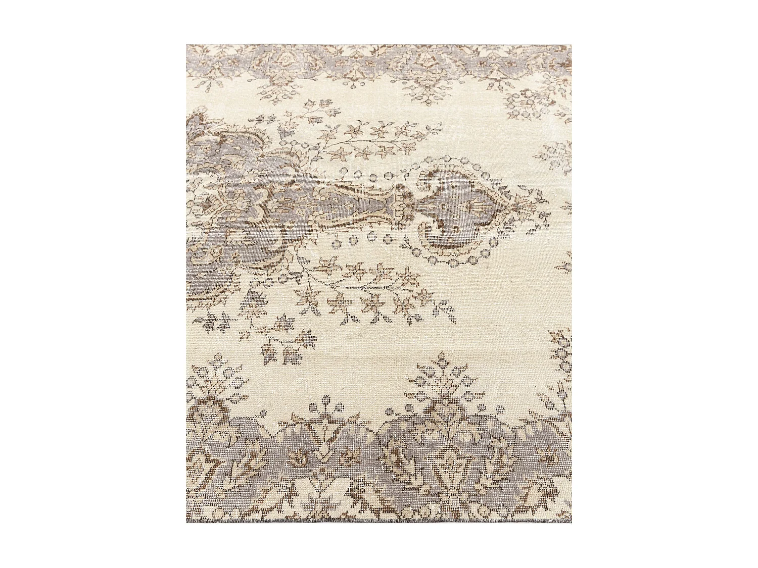 Tapis de laine 165x297 beige Ultra Vintage