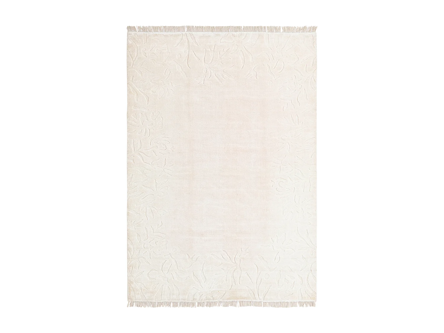 Tapis de laine 140x198 beige Darya