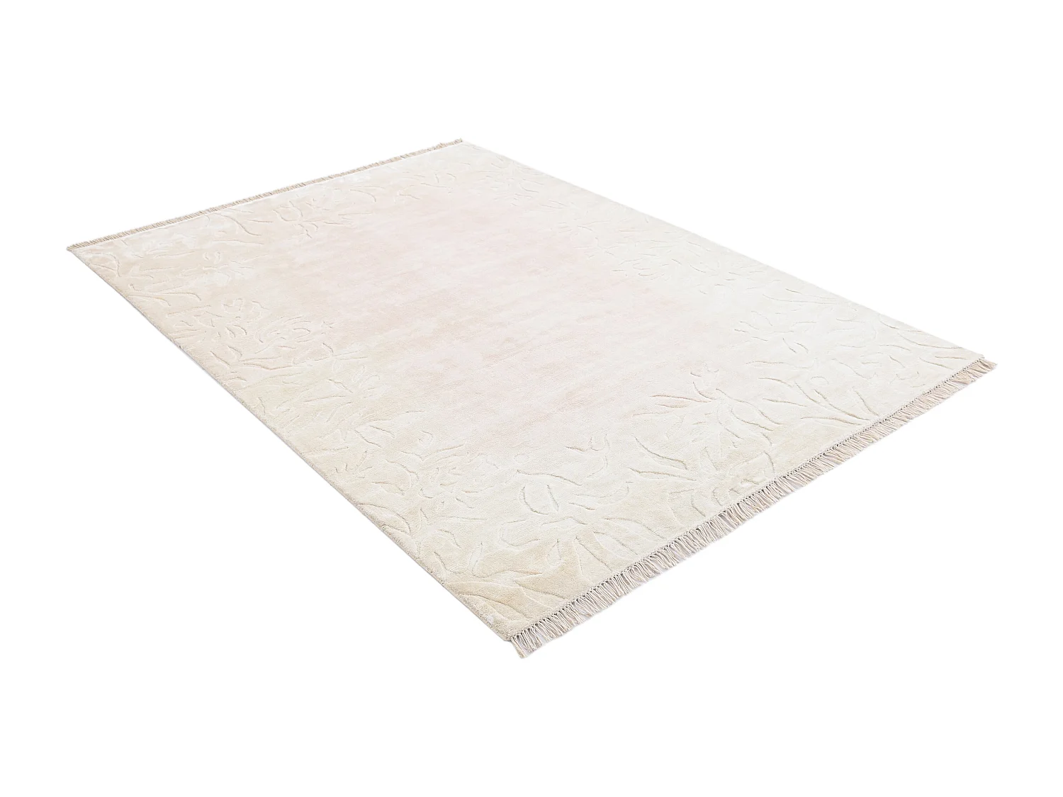 Tapis de laine 140x198 beige Darya