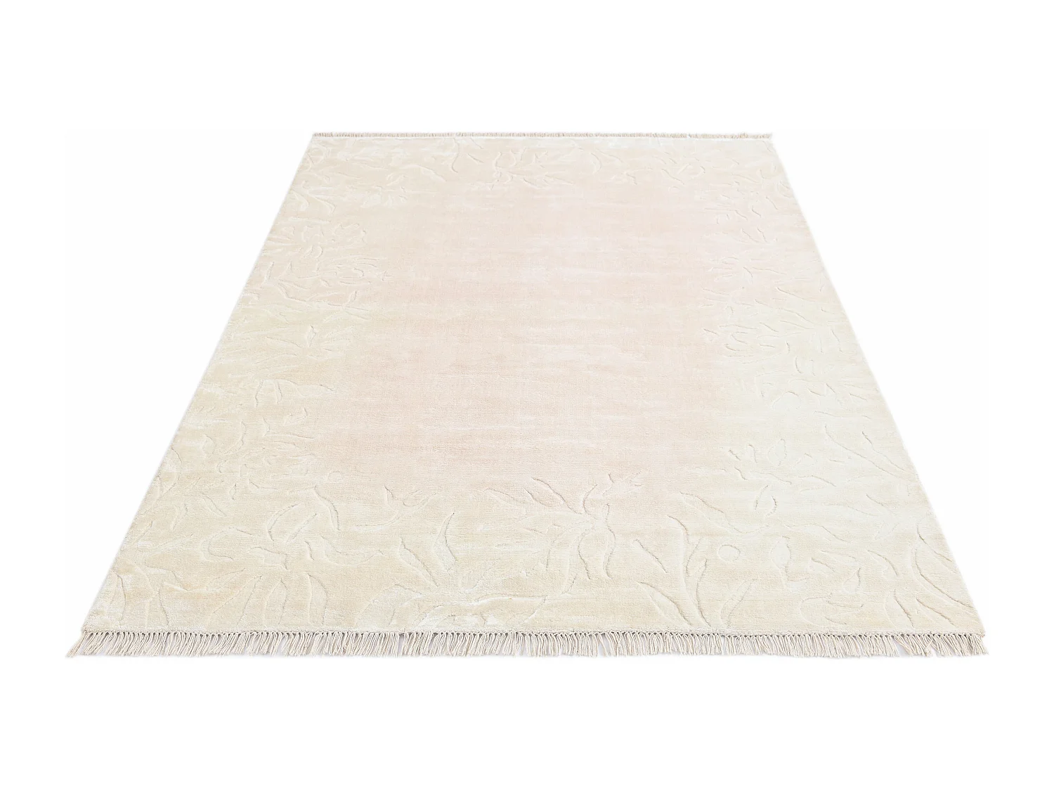 Tapis de laine 140x198 beige Darya