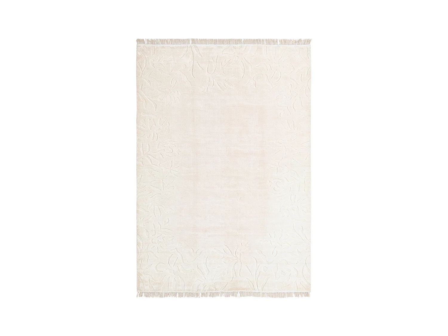 Tapis de laine 140x198 beige Darya