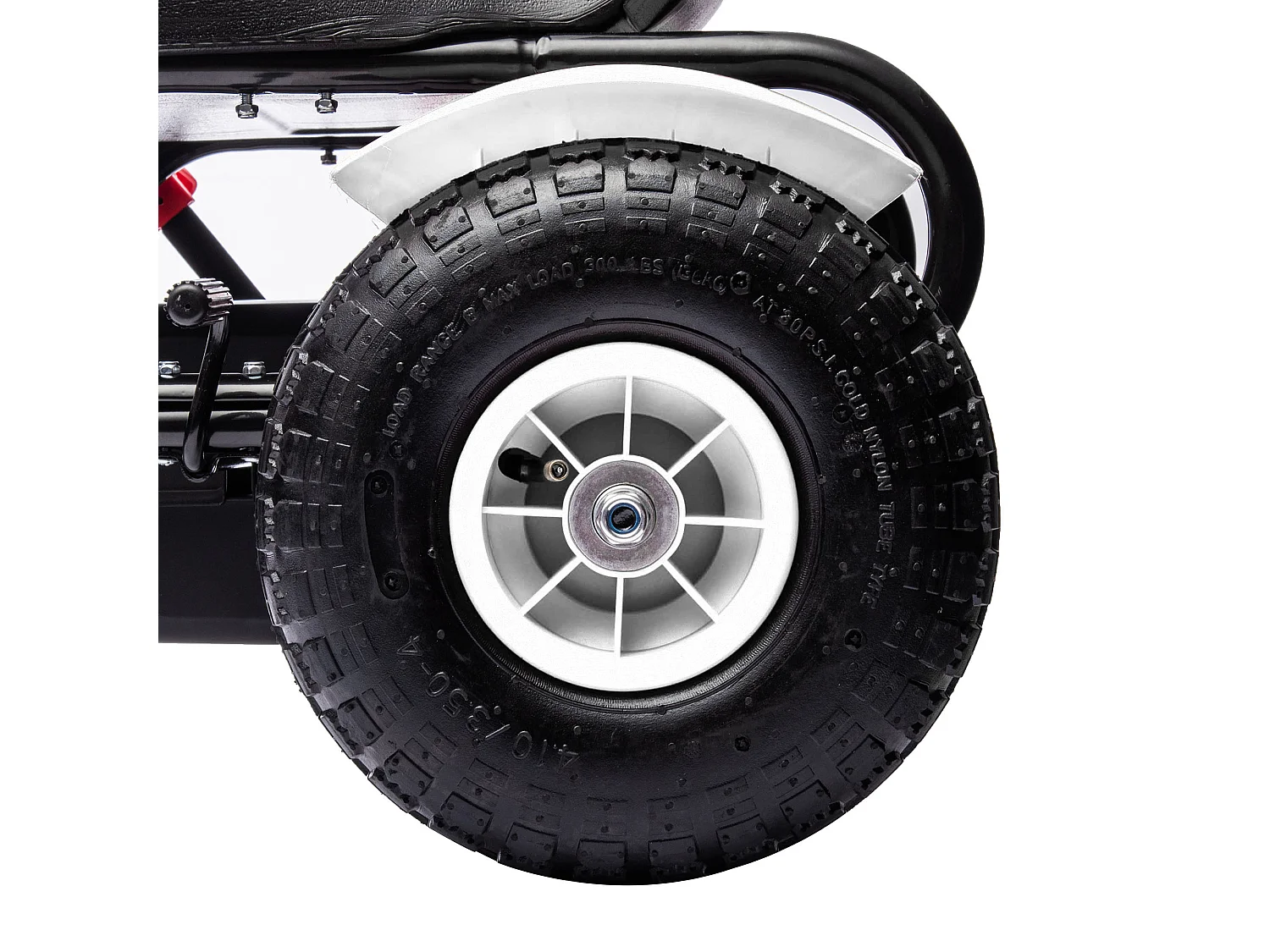 Gokart a pedales blanco 121x58x61 cm HOMCOM