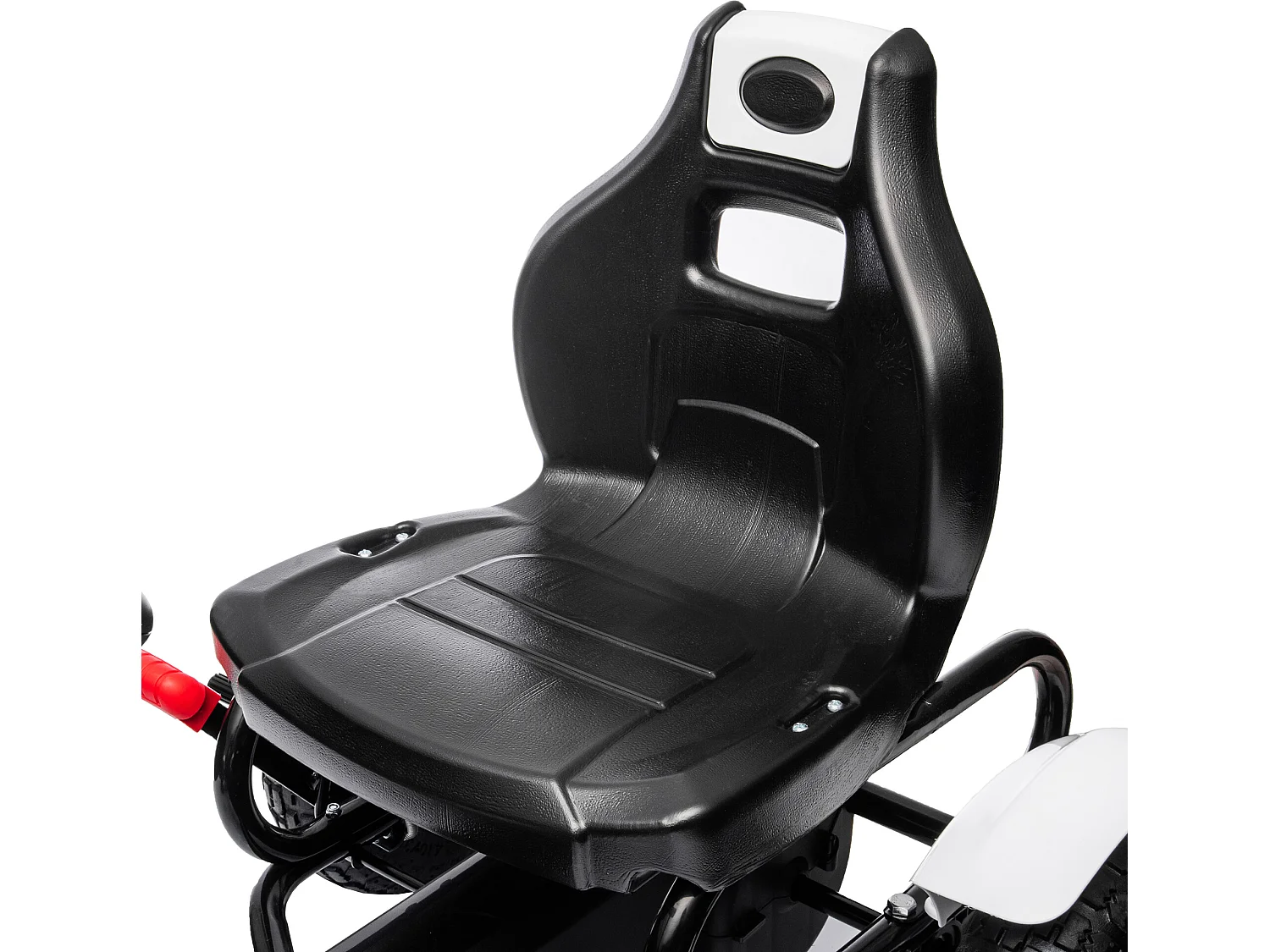 Gokart a pedales blanco 121x58x61 cm HOMCOM