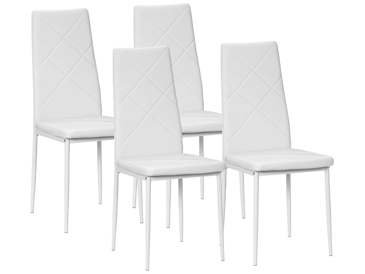 Sillas de comedor blanco 41x50x97 cm HOMCOM