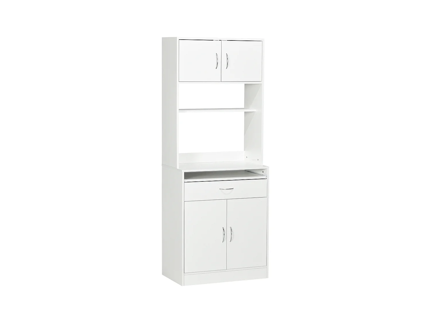Alacena de cocina blanco 70x40x180 cm HOMCOM
