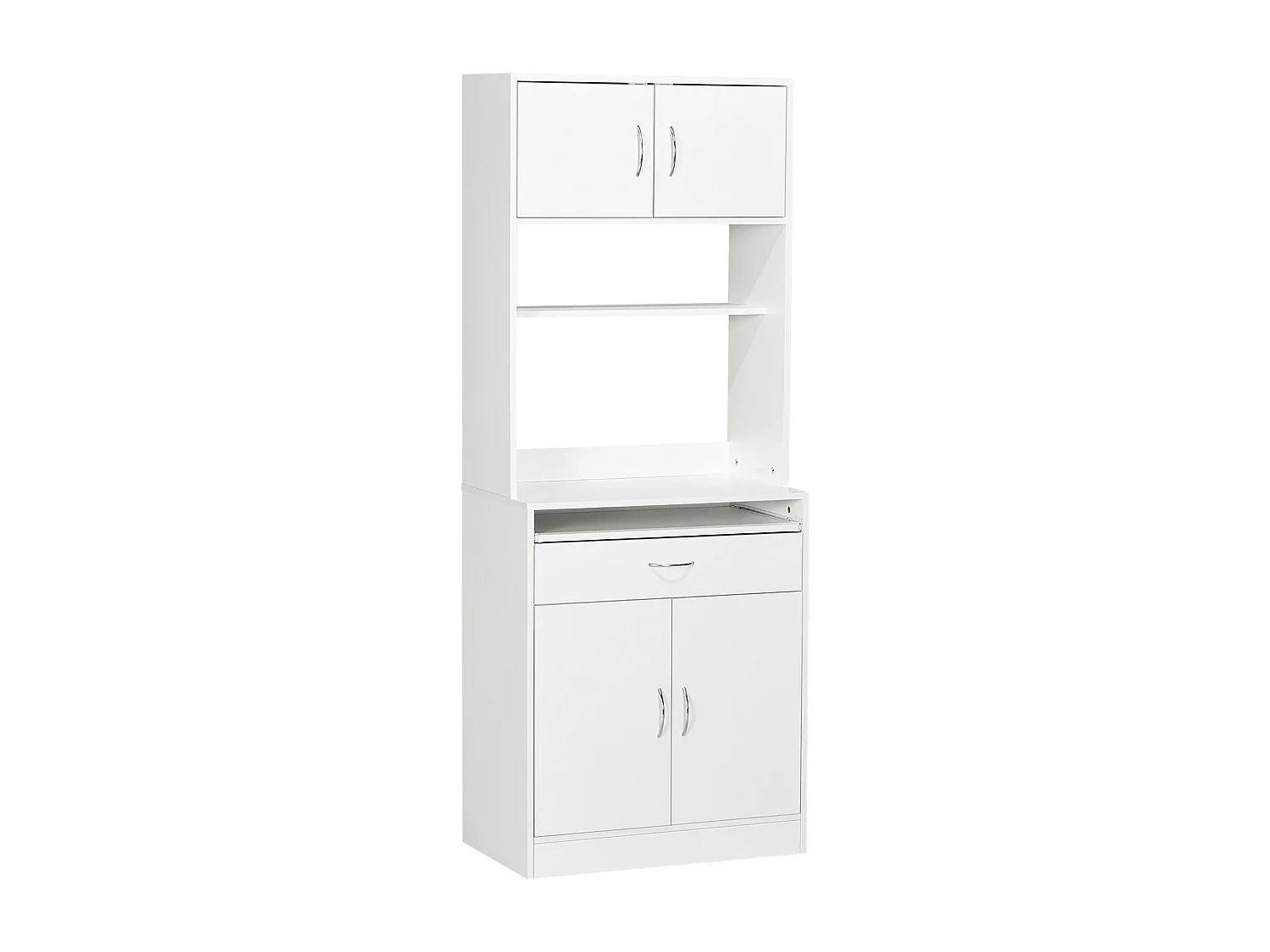 Alacena de cocina blanco 70x40x180 cm HOMCOM