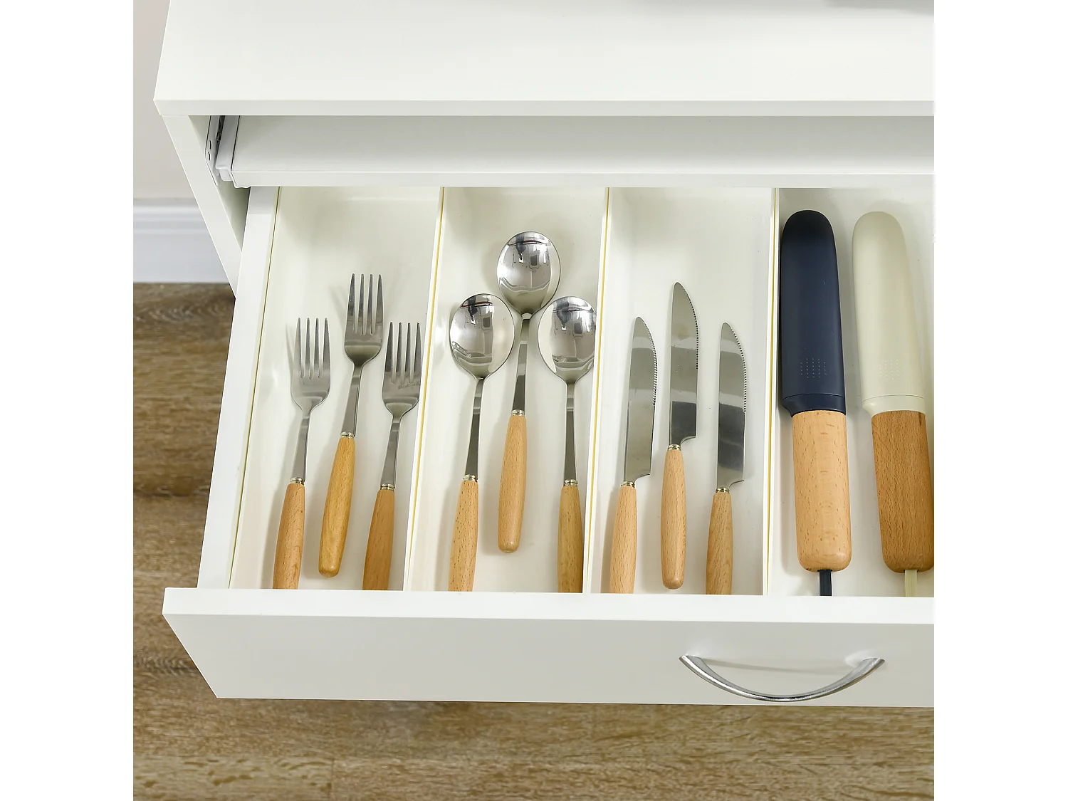 Alacena de cocina blanco 70x40x180 cm HOMCOM