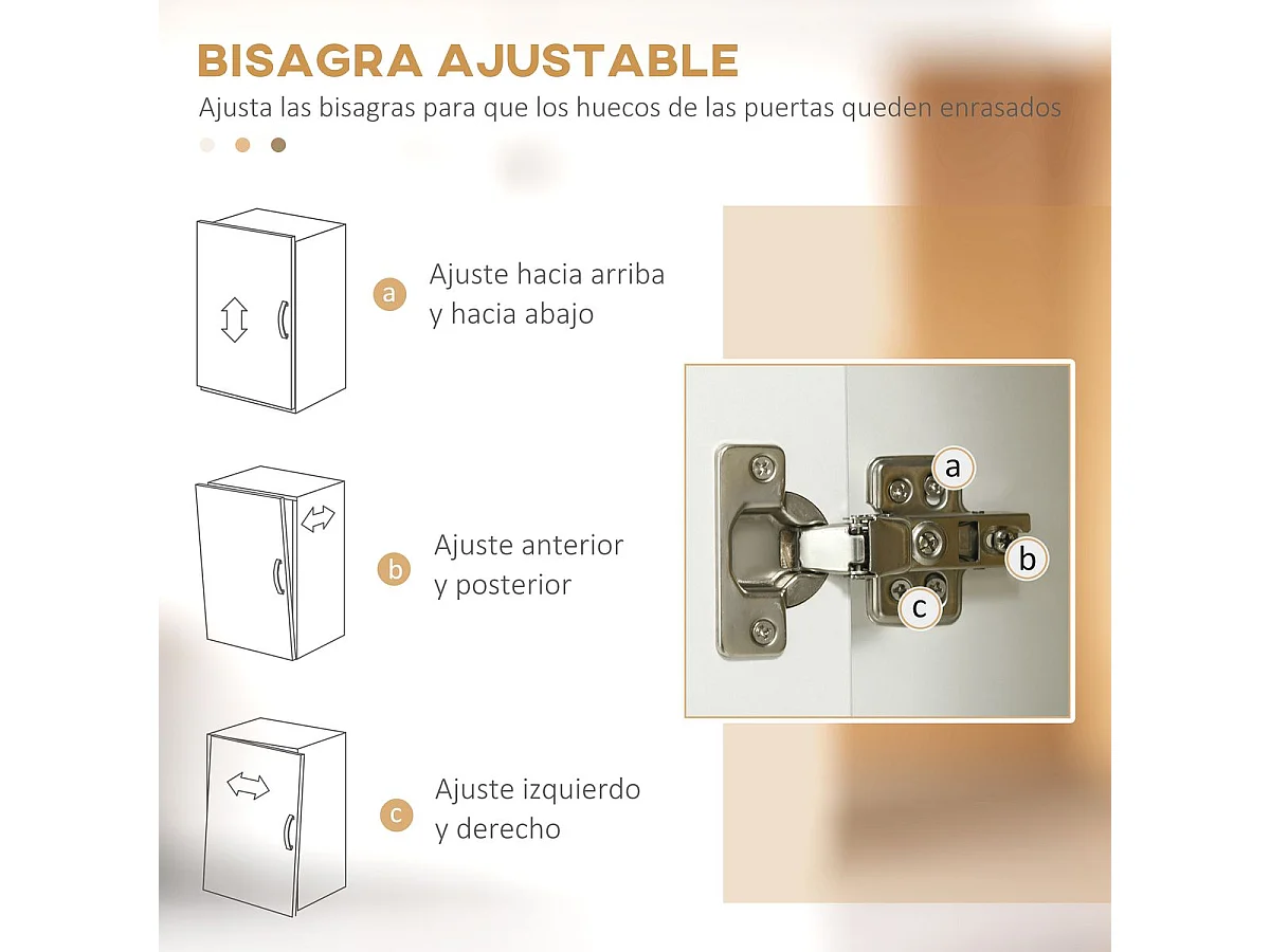 Alacena de cocina blanco 70x40x180 cm HOMCOM