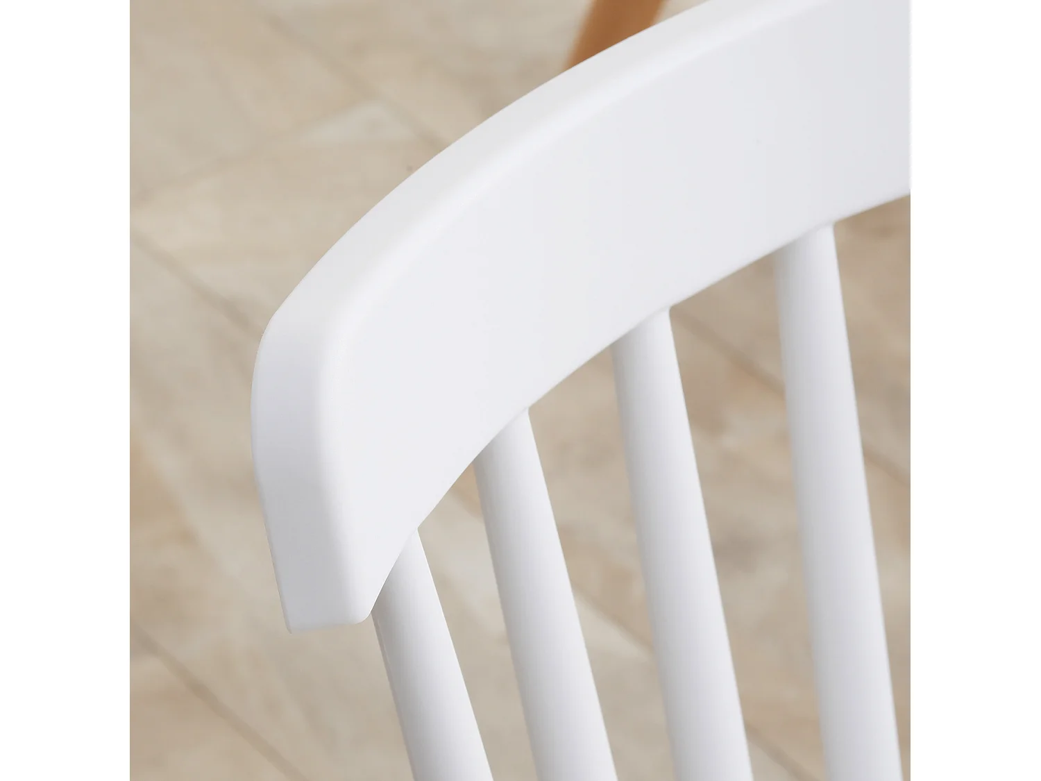 Sillas de comedor blanco 43x52.5x83 cm HOMCOM