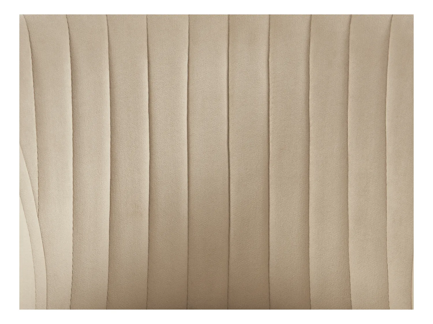 Set van 6 stoelen met armleuningen van velours en goudkleurig metaal - Beige - ZAOVA - van Pascal Morabito